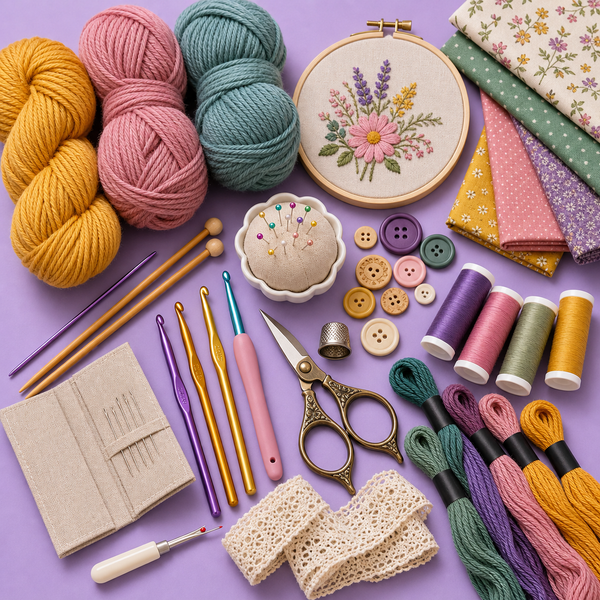 Yarn, Knitting & Sewing