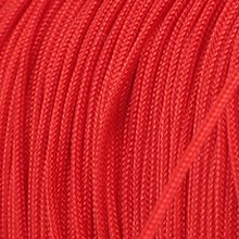 Spool of red 0.8mm nylon cord for crafts and jewelry making