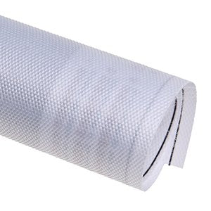 Rolled up diamond painting canvas with grid lines visible