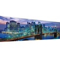 Diamond painting kit featuring the Brooklyn Bridge and New York City skyline at dusk.